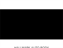 Tablet Screenshot of hallmarkautobody.com